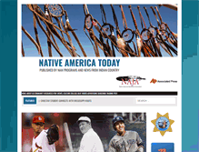 Tablet Screenshot of nativeamericatoday.com